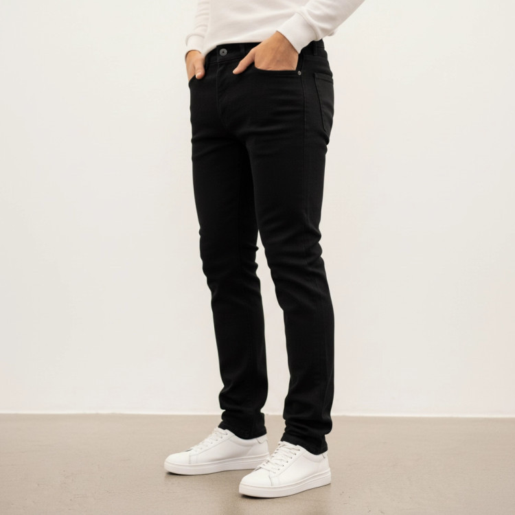 شلوار راسته مشکی مردانه