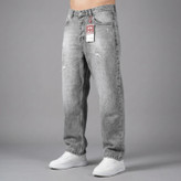 شلوار بگ طوسی مردانه