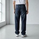 شلوار بگ سرمه ای مردانه