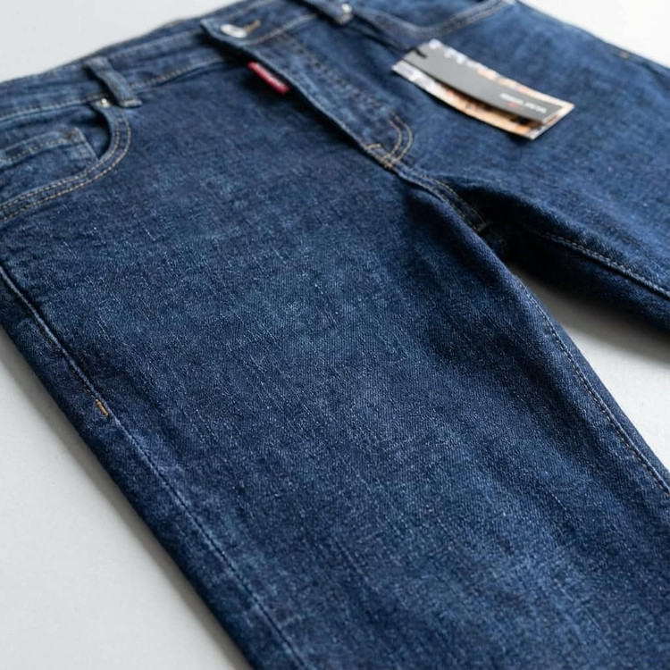 شلوار راسته سرمه ای مردانه