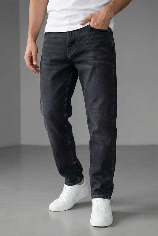 شلوار مام استایل مردانه ذغالی