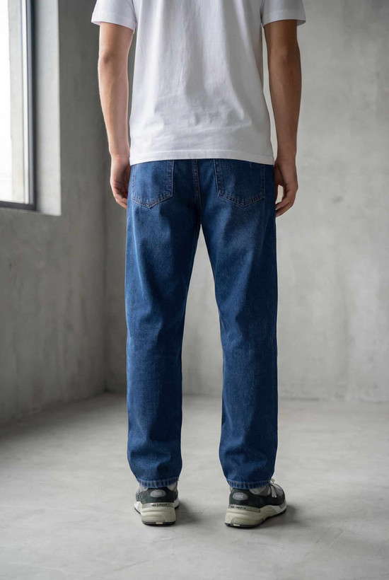 شلوار بگ مردانه سرمه ای