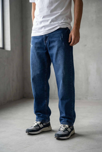 شلوار بگ مردانه سرمه ای