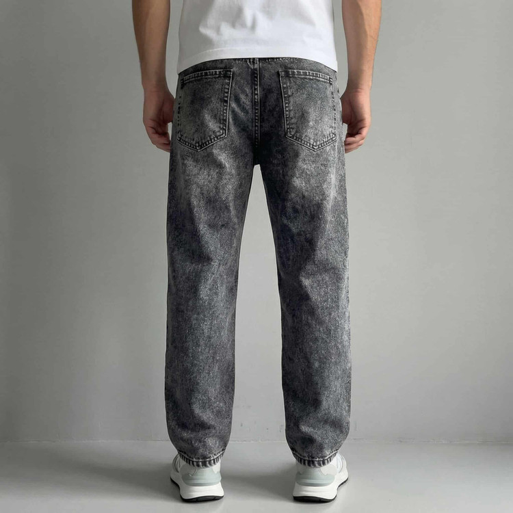 شلوار بگ ذغالی مردانه